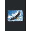 Bald Eagle: Bald Eagle Flying: Notebook for American Eagle 6x9