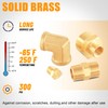 Ailbiuko 98PCS Brass Pipe Fittings Assortment Kit NPT Adapter,Reducer Bushing,