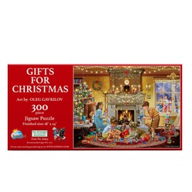 SUNSOUT INC - Gifts for Christmas - 300 pc Jigsaw Puzzle by Oleg Gavrilov - Finished Size 18 x 24 - MPN# 61954