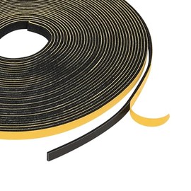 Yotache Burlete de 6 mm de ancho x 1.5 mm de grosor, cinta de espuma selladora para ventana, tablero de instrumentos, jamba de puerta corrediza, 20 m de longitud, 2 tiras de 10 m cada una