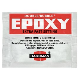 Hardman Double Bubble Red Extra Fast Setting Epoxy Adhesive - 04001 (25 Pack)