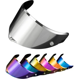 PSLER Mirrored Helmet Visor for AGV Pista GP RR Pista GPR CORSA-R Race 3 Race 2, Helmet Visor Tinted Visor Motorcycle Helmet Accessories Replacement (Silver Mirrors)