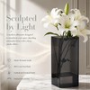 Acrylic Flower Vase, Unbreakable Square Flower Vase Plastic Vases Flowers