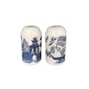 Blue Willow Salt & Pepper Shakers Pots Mills Ceramic Tableware