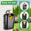 MUIEGUDO Courtyard Hose boxes, garden hoses Box。Black