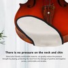 Violin Chin Rest Pad Suede Fabric Skin Friendly Comfortable Washable