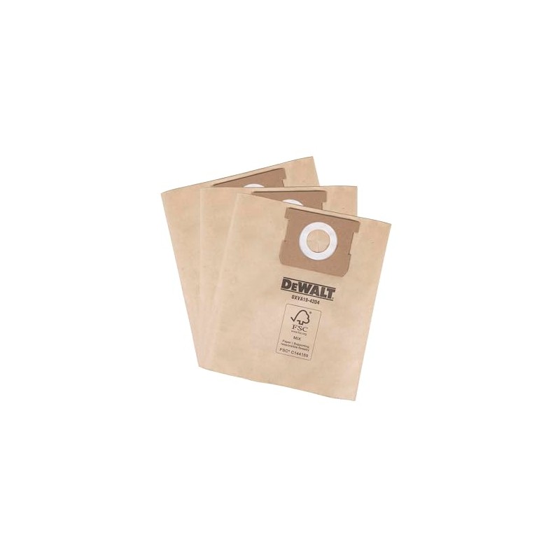 DEWALT DXVA19-4204 Dust Bags with Easy to Attach for Minimal