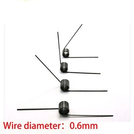 V-Spring, 0.6 Wire Diameter Torsion Small Torsion Spring, Hairpin Spring, 180/120/90/60 Degree Torsion Spring, 10pcs(3 laps 180 Degrees)