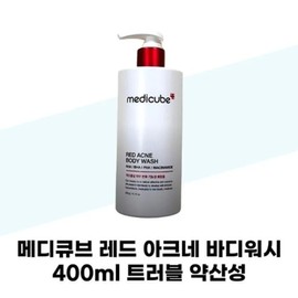 [Medicube] Medicube Red Acne Body Wash 400ml Mildly Acidic / [메디큐브] 메디큐브 레드 아크네 바디워시 400ml 약산성