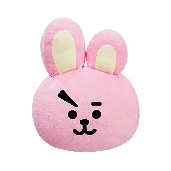 AURORA 61466, BT21 Official Merchandise, COOKY Baby Pillow Cushion, Soft Toy, Pink-37 cm, Brown