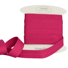 designers-factory Plain Cotton Bias Binding, Beautiful Quality, Larger Cotton Bias Binding