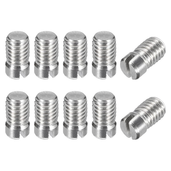 uxcell 10pcs M5x8mm Slotted Cylinder Pins 304 Stainless Steel Dowel