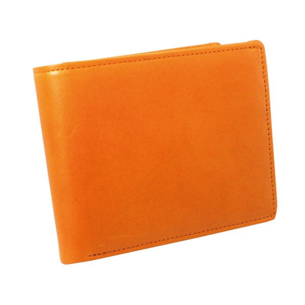 [leathertone]栃木レザー 二つ折り 財布 LFジッパー小銭入れ 札入れ 日本製 4LT0005 (camel)