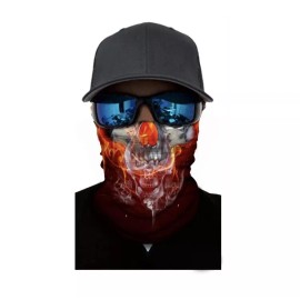 Microfiber Custom neck gaiter with filter