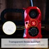 1 pieza RGBW Mini botón PCB LED soldado con cables