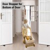 Beieverluck 24 Pack Door Stoppers for Bottom of Door Rubber