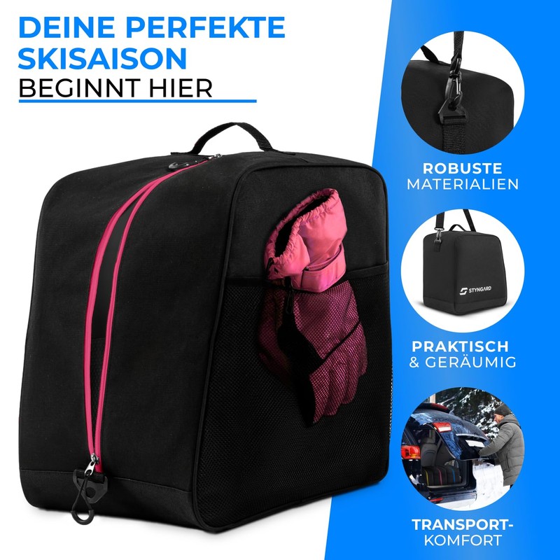 STYNGARD Ski Boot Bag with Space for Accessories [38 L]