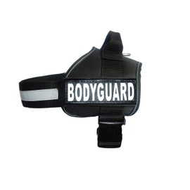 Body Guard Service Dog Vest Harness with Removable Patches. Purchase Comes with 2 Body Guard Reflective Removable Patches. Please Measure Your Dog Before Ordering.