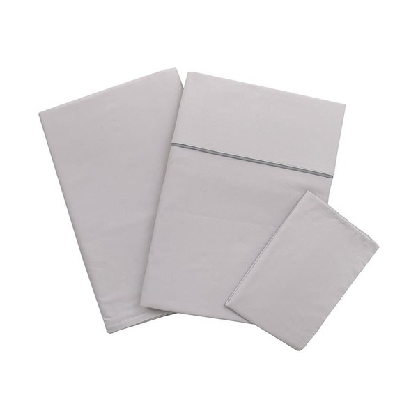 EMOOR Japanese Futon Cover Set PRESSO (Mattress & Comforter Zip Cover and Pillowcase) Twin/Twin-Long Size (Gray), Zipper-Closure, Made inJapan 100% Cotton Tatami Floor Sleeping Mat Bed Linen