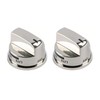 2 PCS EBZ37189611 Burner Knob Compatible with LG Range LRG30357ST