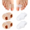 2pcs Toe Separators Bunion Corrector with 2 Loops Big Toe