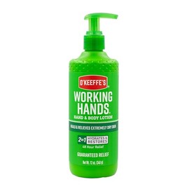 O'Keeffe's O'Keeffe's Hand and Body Lotion - 12 oz Pump (1 Pack) - Healing Lotion, Relieves Extremely Dry Skin