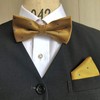 Dot (Small) Yellow Gold [Bow Tie & Pocket Square] 2-piece