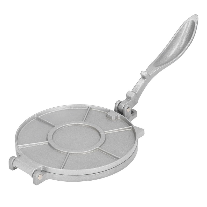 Tortilla Press 7.7in Rust Proof Aluminum Alloy Silver Heavy Duty