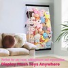 Stuffed Animal Storage Net, Elastic Stuffed Toy Holder,Door/Wall Mount Length