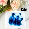 UV DTF DECALS, 4" height, Cup Decals, Cup Stickers, Cup