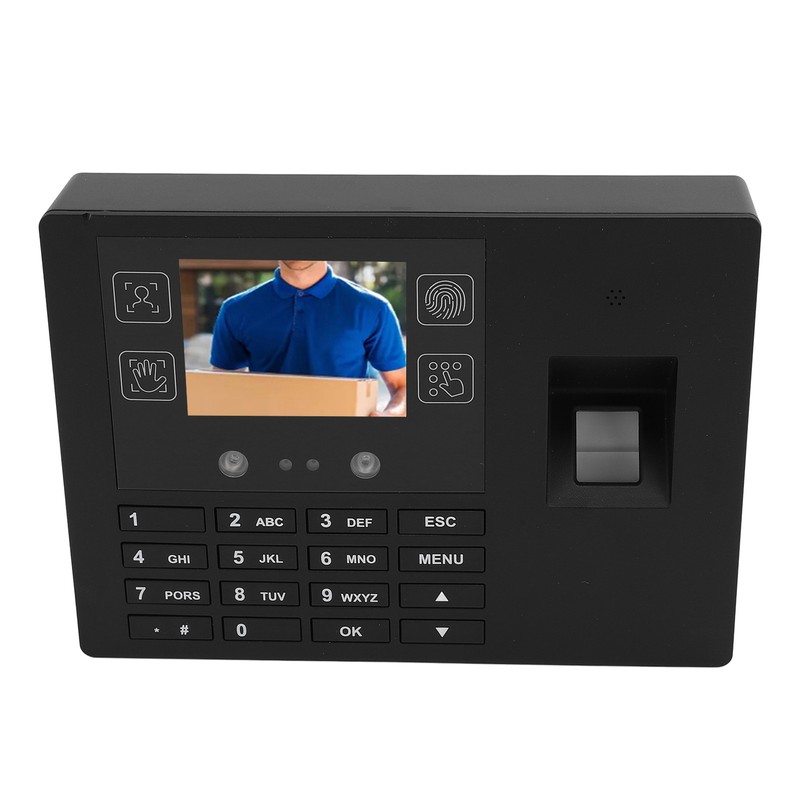 2.8 Inch Biometric Time Clock Multifunction Employee Time Attendance Machine