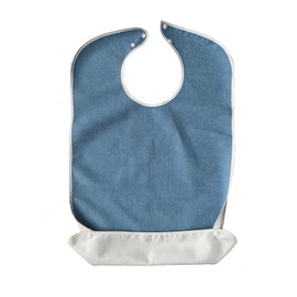 Chliinl Adult Bibs,Waterproof Apron Set Soft Waterproof Bibs for Seniors Reusable Dining Accessories for Men & Women