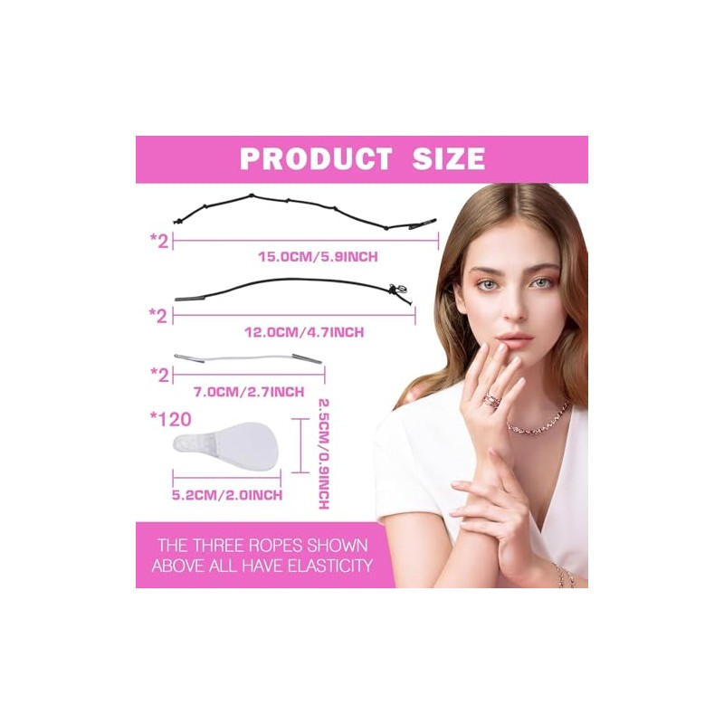 Face Lift tape Invisible,120pcs Facelift Tape, Instant Face Tape Strings