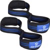 AQF Figure 8 Padded Lifting Straps Strength Training, Bodybuilding Weights