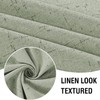 H.VERSAILTEX Linen Look 100% Blackout Curtains 63 Inches Long for