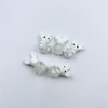 5Pcs Bunny Beads Handmade Lampwork Beads Glass Rabbit Beads