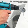 Electric Drill Plate Cutter Double Headed Metal Sheet Cutter Precise