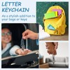 YELARXI Initial Letter Keychain, Alphabet Y Keychain Cute - Fitting