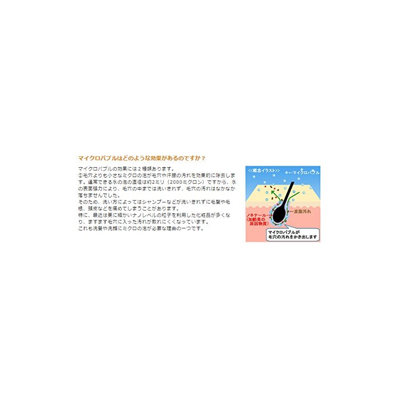 Micro – Bub (maikurobabu) Water Saving maikuronanobaburu Shower Head showeraa