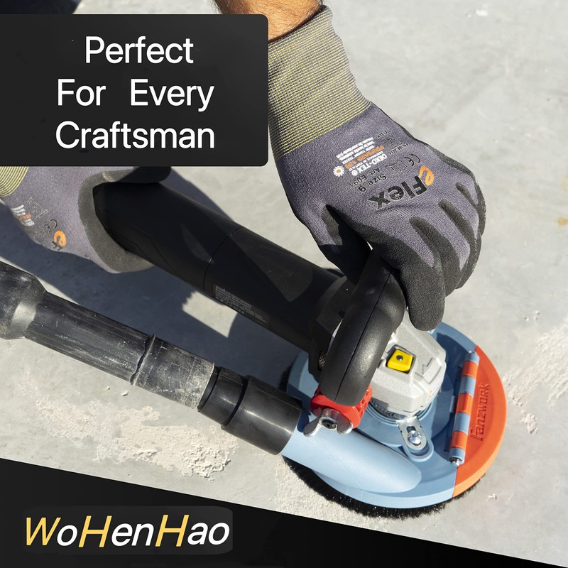 Wohenhao Dust Shroud for Angle Grinder 4.5-5 inch + 2