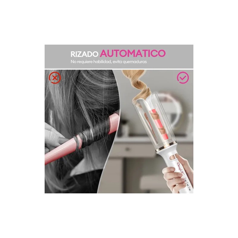 Rizadora Para Cabello Automático Cerámica 25mm 110v-240v