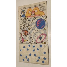 McDonald's Mcdonalds Space Rescue Happy Meal Bag Vintage 1995 With Aliens & Planets Rare