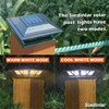 SIEDiNLAR Solar Post Lights Outdoor 2 Modes LED Deck Fence