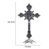 lylqmy Crucifix Jesus Christ Cross Statue Figurine Christian Gifts (Model