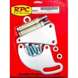 RPC R3832 Drivers Side Chrome Power Steering Pump Bracket; BBC