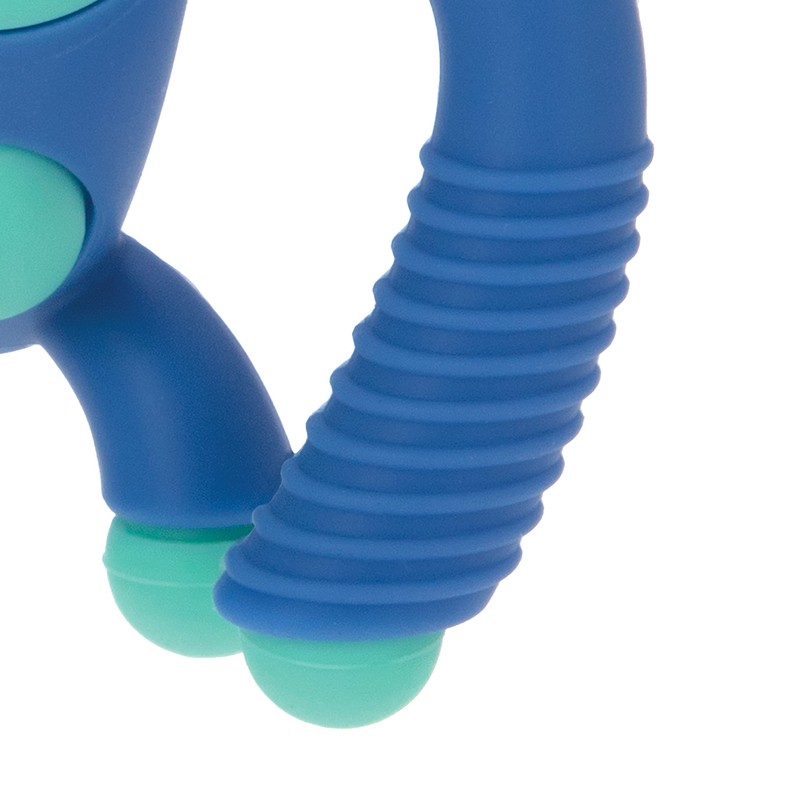 Nuby Geo Zoos Massaging Teether - Baby Teething Toy -