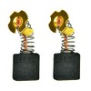 2-PACK 614367-00 Replacement Carbon Brushes For Ridgid 0502025007 Fits DeWALT