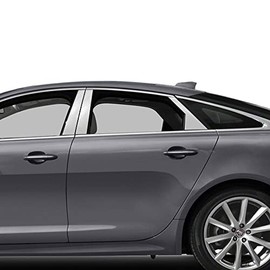 Pillar Post for 2010-2019 Jaguar XJ (Stainless Steel) (6 Piece w/Triangle as one)