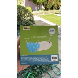 Think dog 3pcs Fabric Face Mask Cotton Reusable Washable Kid Age3+ One size fit most