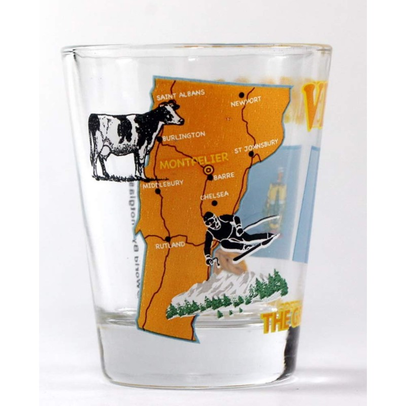 Vermont The Green Mountain State All-American Collection Shot Glass